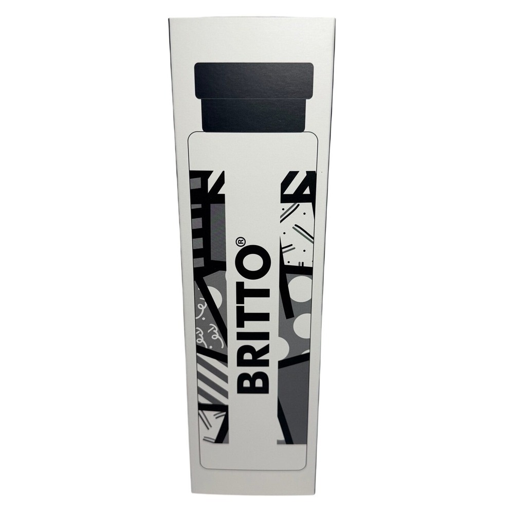 BRITTO Insulated Water Bottle - 25oz Leak Proof Stainless Steel Flask